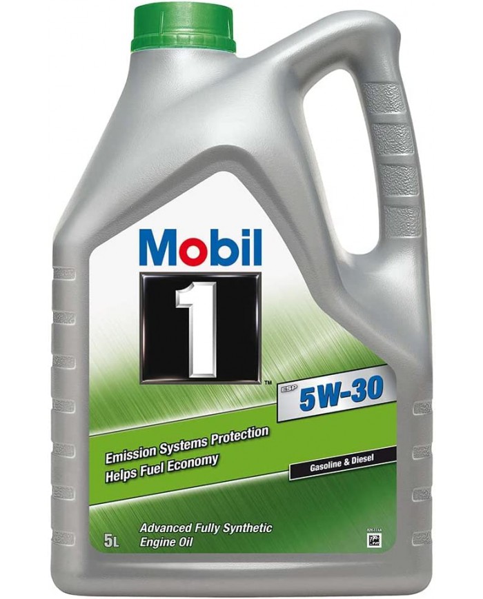 Mobil 1 ESP Formula 151055 5W30 - Olio motore completamente sintetico, 5 l Mobil 1 ESP Formula 151055 5W30 - Olio motore completamente sintetico, 5 l