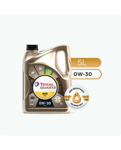 Total Quartz Ineo First 0 W-30 olio motore completamente sintetico Low Saps auto, 5 litro Total Quartz Ineo First 0 W-30 olio motore completamente sintetico Low Saps auto, 5 litro