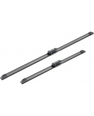 Bosch Automotive Tergicristalli Aerotwin A863S, Lunghezza 650Mm/450Mm, 1 Set Per Parabrezza Anteriore, Nero, ‎65 x 4 x 5 cm, 280