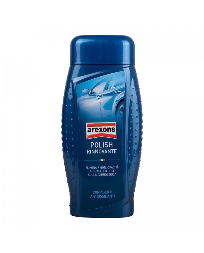 AREXONS POLISH RINNOVANTE 500 ml, rimuovi graffi, opacità e righe della carrozzeria, azione detergente, elimina ossidazione,