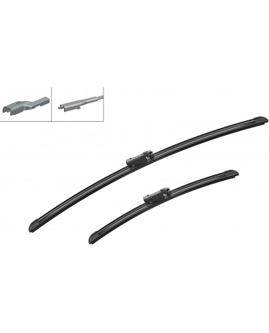 Bosch Automotive Tergicristalli Aerotwin A292S, Lunghezza 600Mm/380Mm, 1 Set Per Parabrezza Anteriore Bosch Automotive Tergicristalli Aerotwin A292S, Lunghezza 600Mm/380Mm, 1 Set Per Parabrezza Anteriore