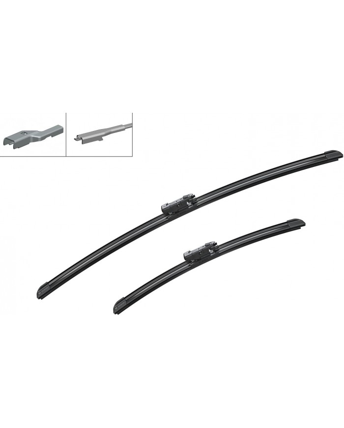 Bosch Automotive Tergicristalli Aerotwin A292S, Lunghezza 600Mm/380Mm, 1 Set Per Parabrezza Anteriore Bosch Automotive Tergicristalli Aerotwin A292S, Lunghezza 600Mm/380Mm, 1 Set Per Parabrezza Anteriore