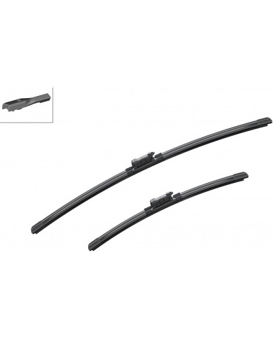Bosch Automotive Tergicristalli Aerotwin A555S, Lunghezza 600Mm/400Mm, 1 Set Per Parabrezza Anteriore, 69.8 x 5.31 x 3.91 cm Bosch Automotive Tergicristalli Aerotwin A555S, Lunghezza 600Mm/400Mm, 1 Set Per Parabrezza Anteriore, 69.8 x 5.31 x 3.91 cm