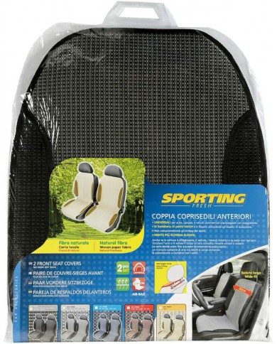 Lampa 54503 Sporting Fresh, Coppia schienali in Fibra Naturale - Antracite Lampa 54503 Sporting Fresh, Coppia schienali in Fibra Naturale - Antracite