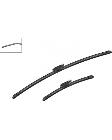 Tergicristalli Bosch Aerotwin A868S, Lunghezza 650mm/340mm, 1 set per parabrezza anteriore Tergicristalli Bosch Aerotwin A868S, Lunghezza 650mm/340mm, 1 set per parabrezza anteriore