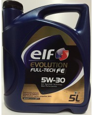 Elf - Olio motore Elf Evolution Full-Tech FE 5W-30 5 litri 5 litri  1 x 5 L