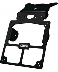 90153 PORTATARGA XTREME UNIVERSALE ALLUMINIO REGOLABILE TUNING MOTO PORTA TARGA STYLING NERO