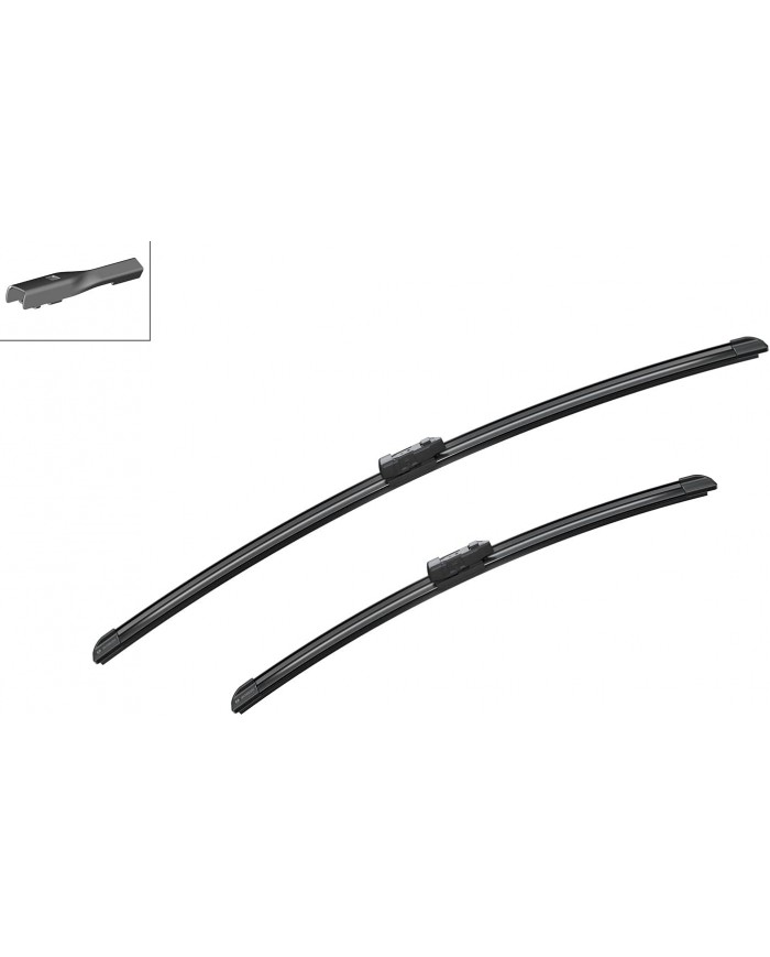 Tergicristalli Bosch Aerotwin A102S, Lunghezza 650mm/475mm, 1 set per parabrezza anteriore