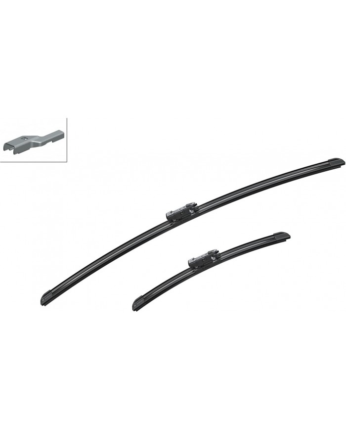 Bosch Automotive Tergicristalli Aerotwin A583S, Lunghezza 650 Mm/340 Mm, Nero