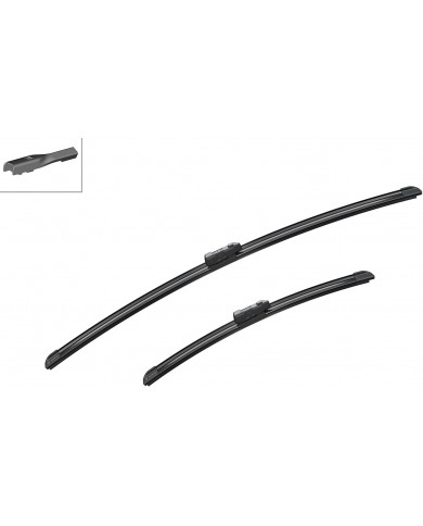 Tergicristalli Bosch Aerotwin A945S, Lunghezza 650mm/400mm, 1 set per parabrezza anteriore Tergicristalli Bosch Aerotwin A945S, Lunghezza 650mm/400mm, 1 set per parabrezza anteriore