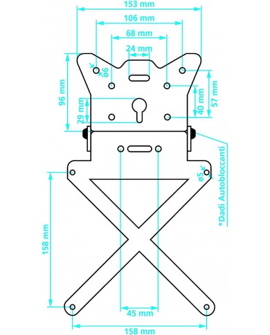 Lampa 90144 X-Plate, portatarga Lampa 90144 X-Plate, portatarga