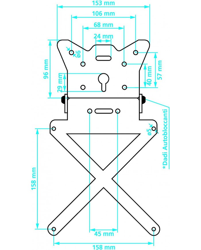 Lampa 90144 X-Plate, portatarga