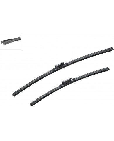 Tergicristalli Bosch Aerotwin A620S, Lunghezza 600mm/475mm, 1 set per parabrezza anteriore Tergicristalli Bosch Aerotwin A620S, Lunghezza 600mm/475mm, 1 set per parabrezza anteriore