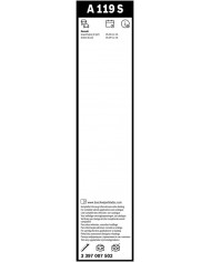 Tergicristalli Bosch Aerotwin A119S, Lunghezza 750mm/650mm, 1 set per parabrezza anteriore