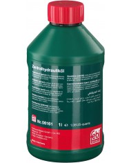 febi bilstein 06161 olio idraulico per impianto idraulico servosterzo (1 litro, verde, sintetico, -40° / +130° ) + sistema