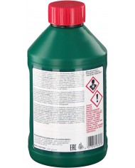 febi bilstein 06161 olio idraulico per impianto idraulico servosterzo (1 litro, verde, sintetico, -40° / +130° ) + sistema
