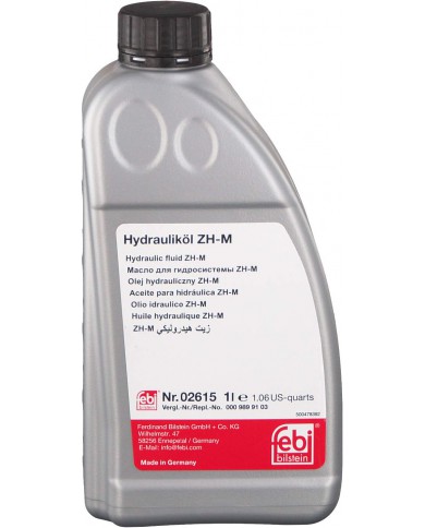febi bilstein 02615 olio idraulico per sistema e controllo sospensioni idropneumatiche | MERCEDES BENZ febi bilstein 02615 olio idraulico per sistema e controllo sospensioni idropneumatiche | MERCEDES BENZ