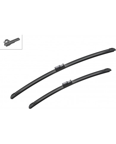 Tergicristalli Bosch Aerotwin A084S, Lunghezza 575mm/450mm, 1 set per parabrezza anteriore Tergicristalli Bosch Aerotwin A084S, Lunghezza 575mm/450mm, 1 set per parabrezza anteriore