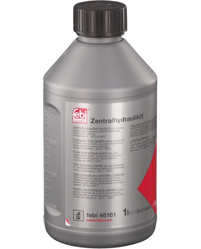 febi bilstein 46161 olio idraulico per impianto idraulico, servosterzo + sistema controllo livello | AUDI, BMW, MINI (BMW),