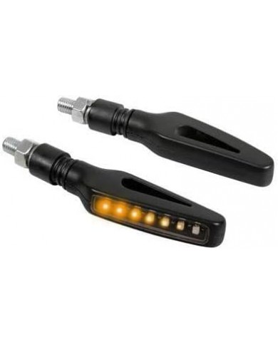 Lampa 90474 Glory SQ, frecce Moto LED omologate, indicatori di direzione a LED sequenziale, 12V Lampa 90474 Glory SQ, frecce Moto LED omologate, indicatori di direzione a LED sequenziale, 12V