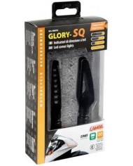Lampa 90474 Glory SQ, frecce Moto LED omologate, indicatori di direzione a LED sequenziale, 12V