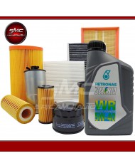 KIT TAGLIANDO CON 4 FILTRI MISTI PER MOTORI 1.3 MULTIJET (FILTRO OLIO, FILTRO ARIA, FILTRO CARBURANTE E FILTRO ABITACOLO) + 4