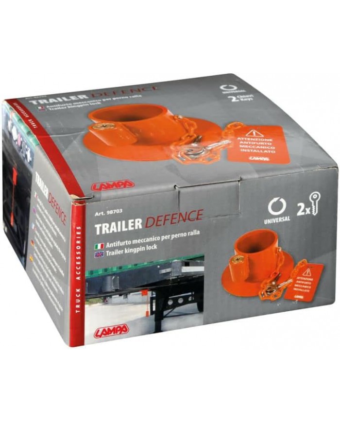 Lampa 98703 Antifurto Meccanico, Arancione Lampa 98703 Antifurto Meccanico, Arancione