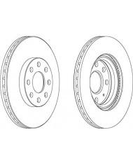 Ferodo DDF1304 Premier Disco Freno Ventilato (confezione 2 pezzi)
