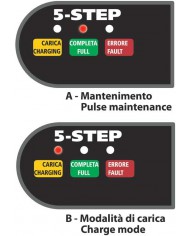 Lampa 70178 Amperomatic Trainer, caricabatteria Intelligente, 6/12V - 0,55/1A