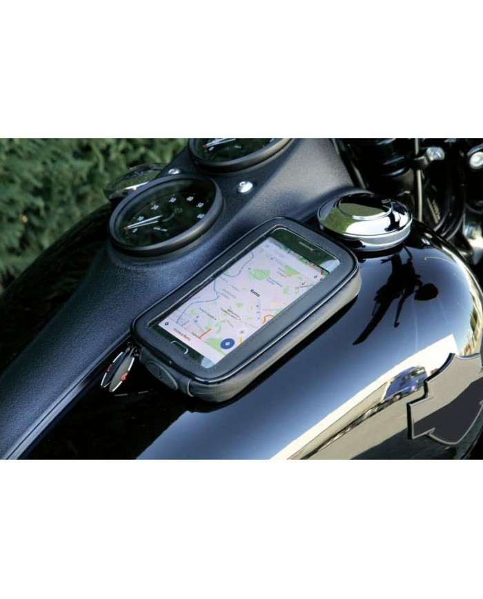 Lampa 90424 Supporto Magnetico per Moto, Nero, Taglia Unica