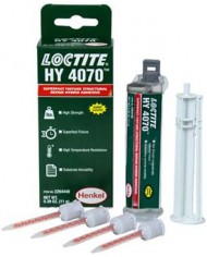 LOCTITE® HY 4070 è un adesivo bicomponente ibrido cianoacrilato/acrilico in gel incolore