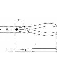 Beta 1150BM 180 Pinze universali cromate impugnatura bimateriale Beta 1150BM 180 Pinze universali cromate impugnatura bimateriale