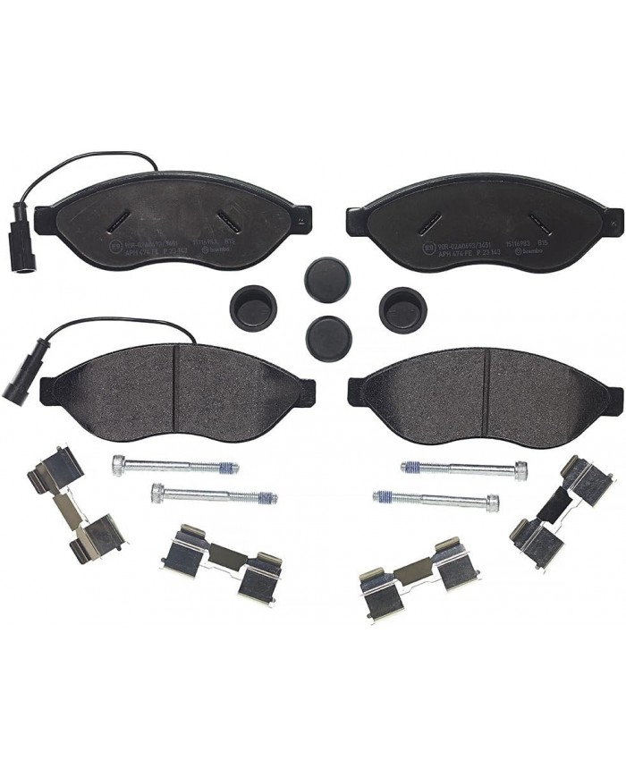 Brembo P 23 143 - Pastiglia Freno - Anteriore Brembo P 23 143 - Pastiglia Freno - Anteriore