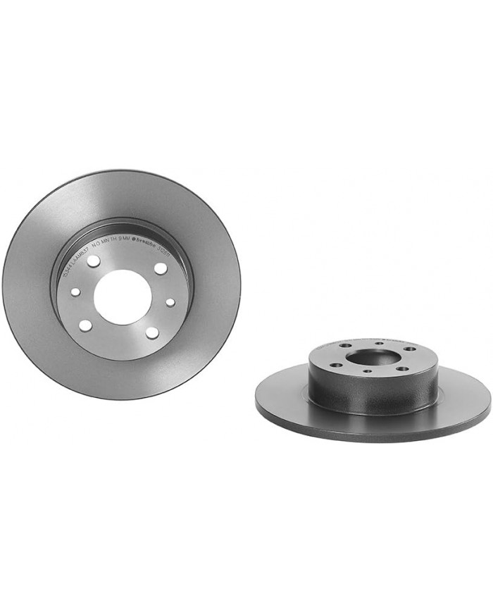 Brembo 08.3126.11 - Disco Freno con Verniciatura UV (Set di 2) - Posteriore Brembo 08.3126.11 - Disco Freno con Verniciatura UV (Set di 2) - Posteriore