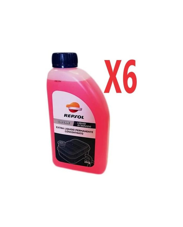 Repsol ANTIGELO Rosso Car Care (6LITRI) Repsol ANTIGELO Rosso Car Care (6LITRI)