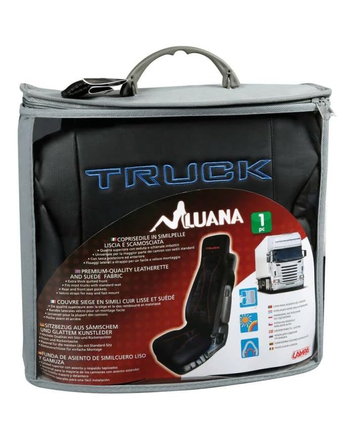 Lampa 97999 Luana, coprisedile in Skeentex per Camion - Nero/Beige
