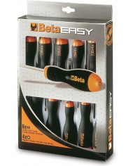 Beta 1203/D8 - Giraviti Cromati Punta Nera - 8 Pezzi Beta 1203/D8 - Giraviti Cromati Punta Nera - 8 Pezzi