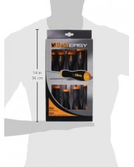 Beta 1203/D8 - Giraviti Cromati Punta Nera - 8 Pezzi Beta 1203/D8 - Giraviti Cromati Punta Nera - 8 Pezzi