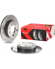 Brembo 08.7165.11 - Disco Freno con Verniciatura UV (Set di 2) - Posteriore