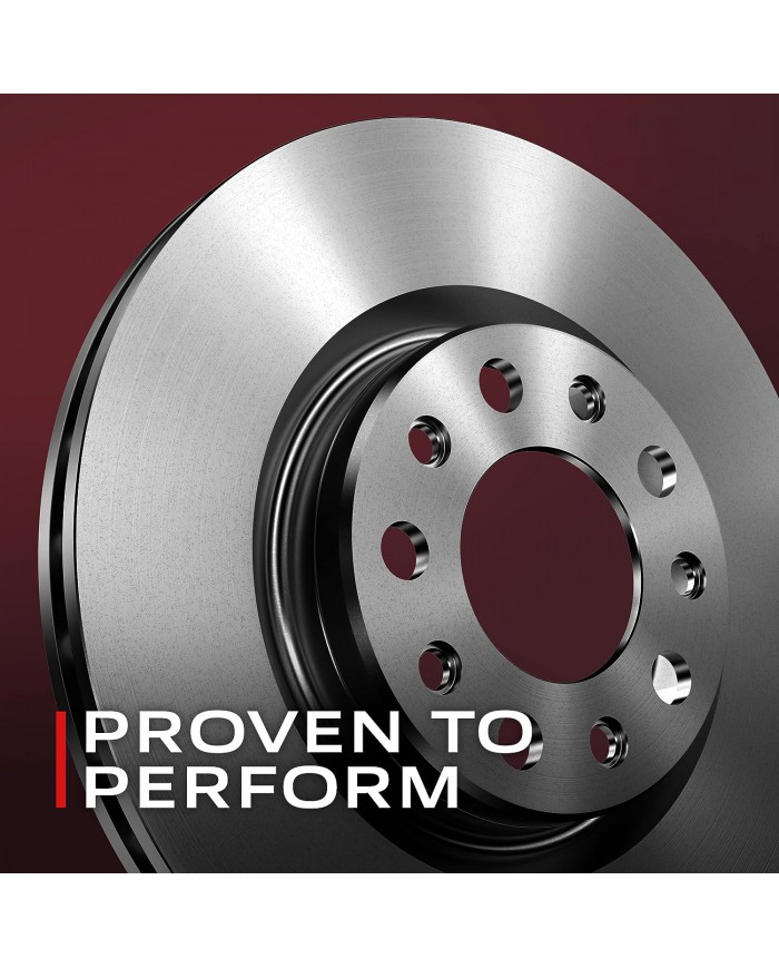 Brembo 08.7165.11 - Disco Freno con Verniciatura UV (Set di 2) - Posteriore