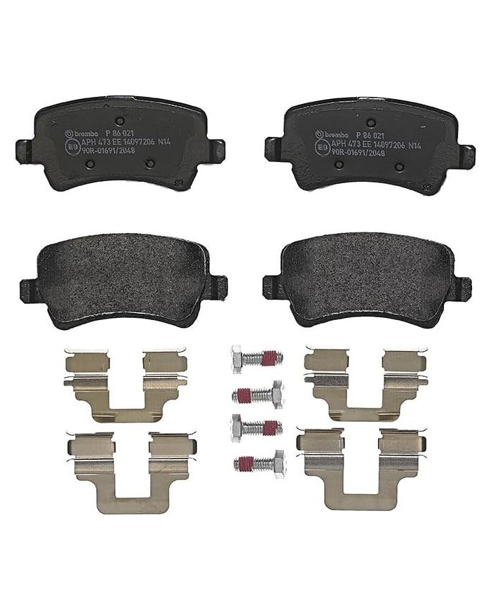 Brembo P 44 020 - Pastiglia Freno - Anteriore Brembo P 44 020 - Pastiglia Freno - Anteriore