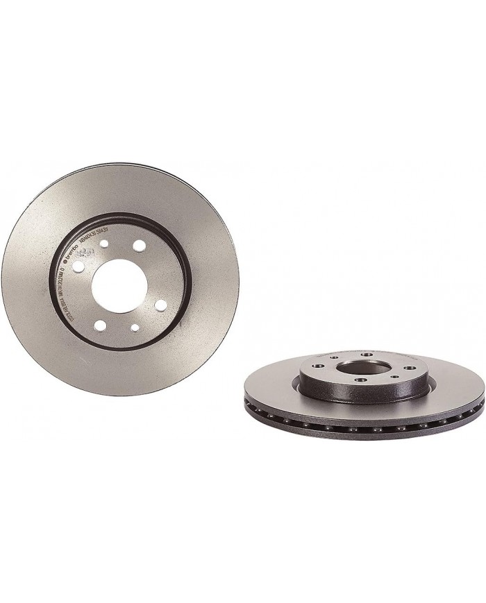 Brembo 09.5843.11 - Disco Freno con Verniciatura UV (Set di 2) - Anteriore Brembo 09.5843.11 - Disco Freno con Verniciatura UV (Set di 2) - Anteriore