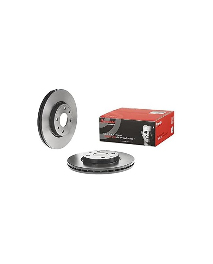 Brembo 09.5843.11 - Disco Freno con Verniciatura UV (Set di 2) - Anteriore