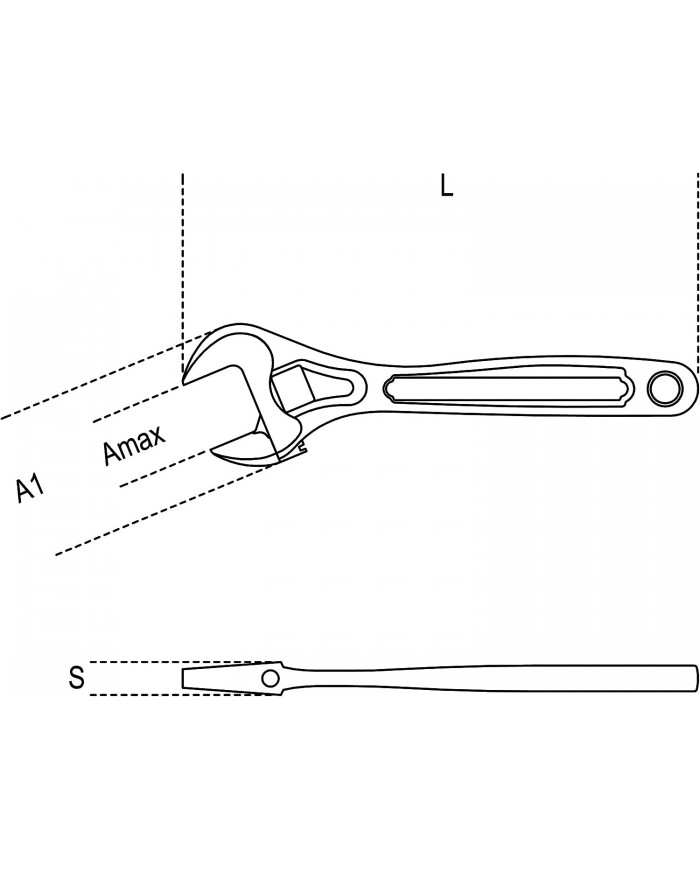 Beta 111 250 Chiavi regolabili a rullino con scala graduata cromate Beta 111 250 Chiavi regolabili a rullino con scala graduata cromate