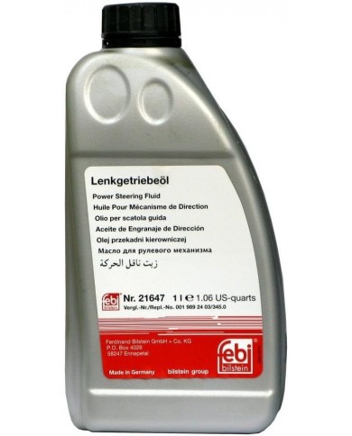 DFGRICAMBI Febi Olio Idraulico Verde per Scatola Guida Servosterzo MB344.0-21647 - 0019892003 DFGRICAMBI Febi Olio Idraulico Verde per Scatola Guida Servosterzo MB344.0-21647 - 0019892003