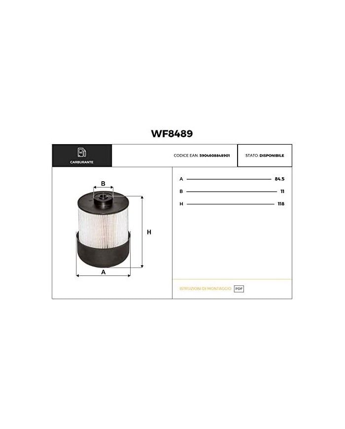 Kit Filtri Tagliando Captur 1.5 DCi 66-81 Kw + 5 Litri Olio ELF 5W30