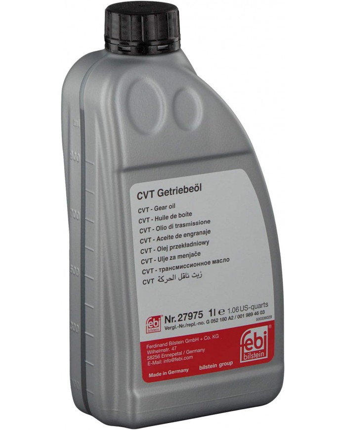 febi bilstein 27975 olio per cambi automatici (ATF) per trasmissione CVT | AUDI, MERCEDES BENZ, MINI (BMW) febi bilstein 27975 olio per cambi automatici (ATF) per trasmissione CVT | AUDI, MERCEDES BENZ, MINI (BMW)