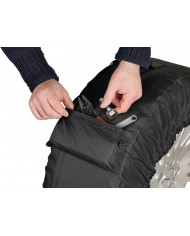 Lampa 15941 Tyre-Wrap Deluxe Set 4 Copriruota in Cordura Lampa 15941 Tyre-Wrap Deluxe Set 4 Copriruota in Cordura
