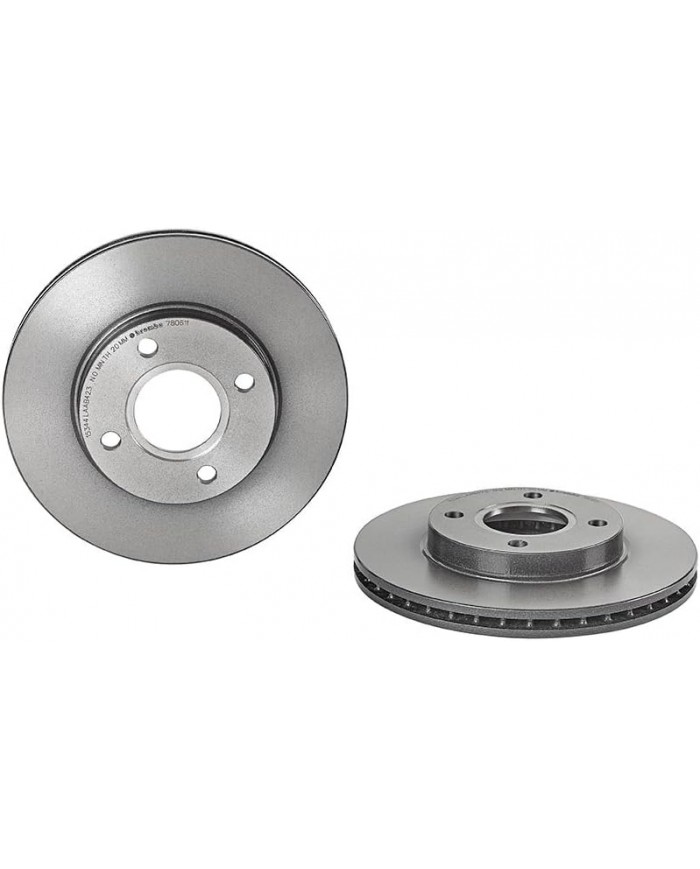 Brembo 09.7806.11 - Disco Freno con Verniciatura UV (Set di 2) - Anteriore Brembo 09.7806.11 - Disco Freno con Verniciatura UV (Set di 2) - Anteriore
