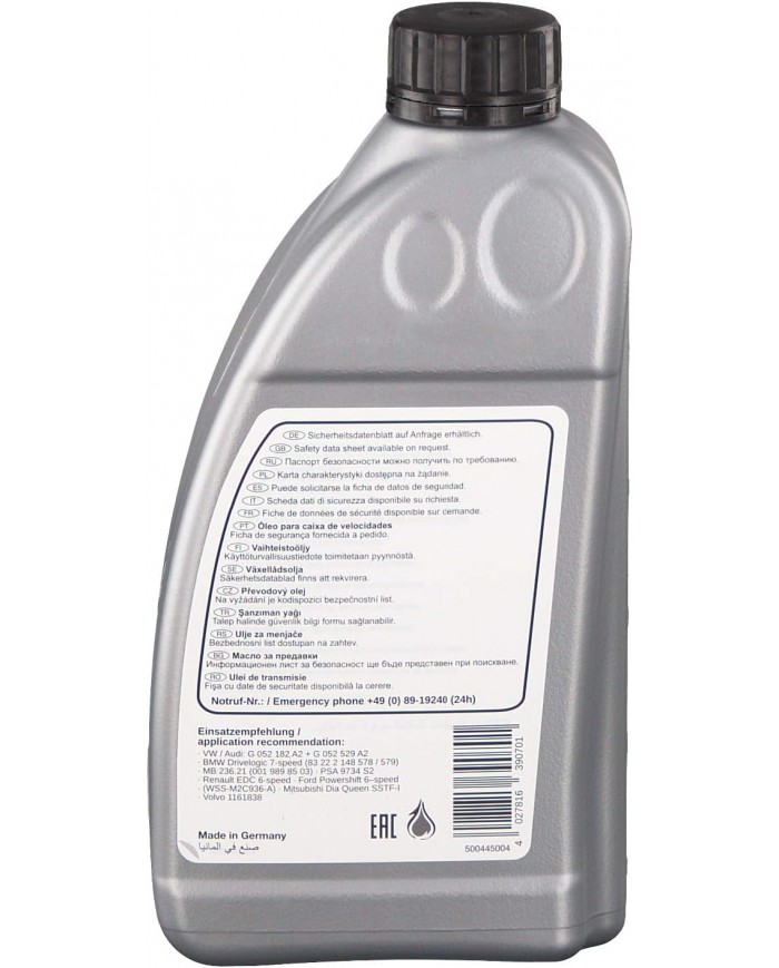 Febi Bilstein 39070 Olio per Cambio